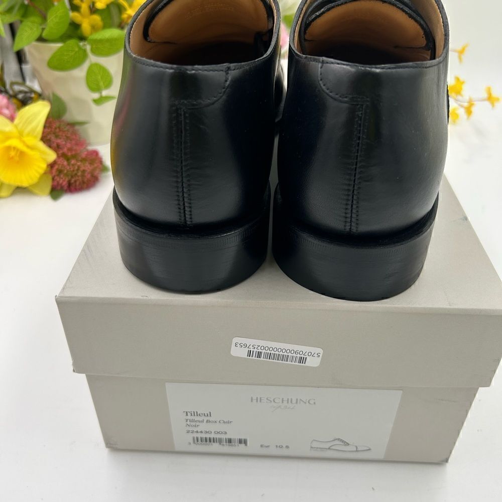 Men’s Heschung 1934 Tilleul leather lace ups  size 10.5 Goodyear sole - Picture 5 of 9